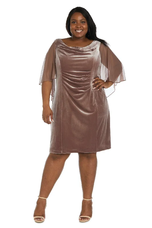 Maternity dress for a baby's first visit to the pool R&M Richards 7457W Plus Size Short Cocktail Dress Maternity dress for a baby's first visit to the pool R&M Richards 7457W Plus Size Short Cocktail Dress