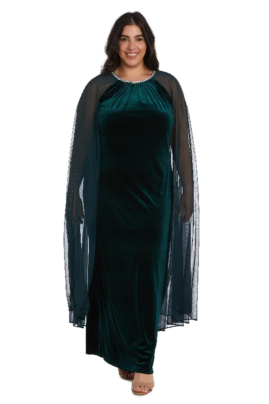 Maternity dress for a baby's first visit to the amusement park R&M Richards 2642W Long Formal Plus Size Cape Dress Maternity dress for a baby's first visit to the amusement park R&M Richards 2642W Long Formal Plus Size Cape Dress