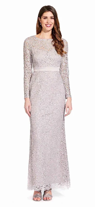 Maternity dress for a brunch with friends Adrianna Papell AP1E205128 Long Sleeve Formal Lace Dress Maternity dress for a brunch with friends Adrianna Papell AP1E205128 Long Sleeve Formal Lace Dress