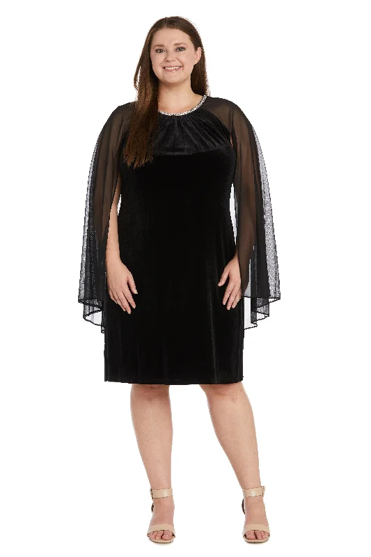 Long sleeve maternity maxi dress for winter R&M Richards 2641W Short Plus Size Velvet Dress Long sleeve maternity maxi dress for winter R&M Richards 2641W Short Plus Size Velvet Dress