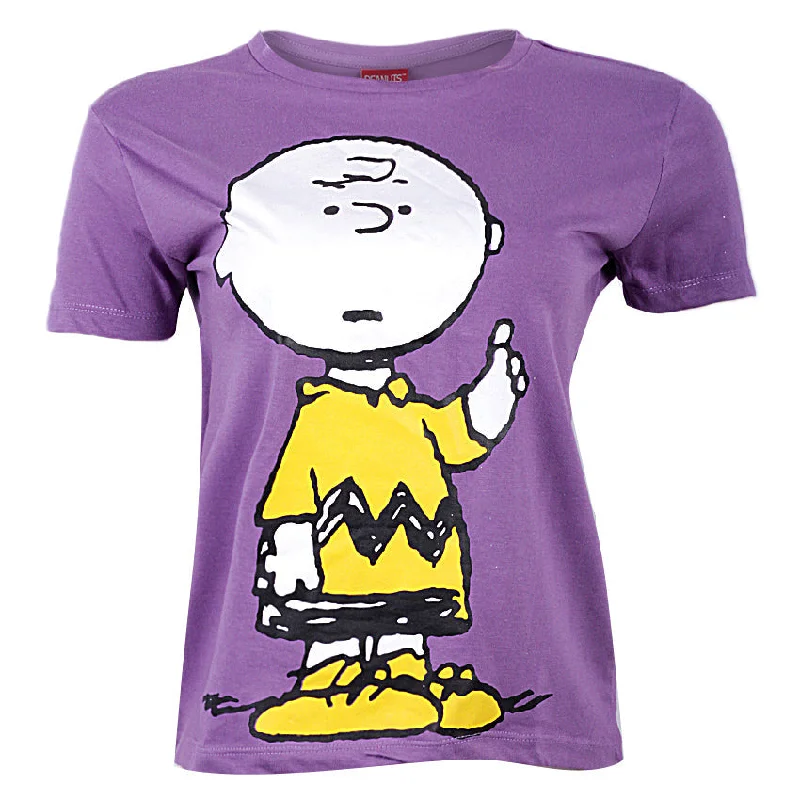 Women's Tight Trousers with Rhinestone Embellishments in Silver for a Sparkly LookREDTAG Women's Lilac Casual T-Shirts