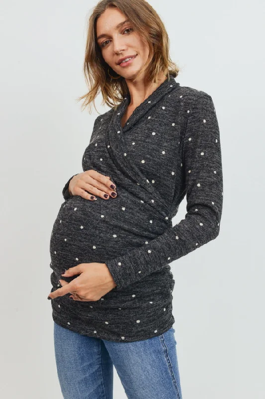 underwire alternative women nursing braTunic Long Sleeve Sweater Maternity/Nursing Top