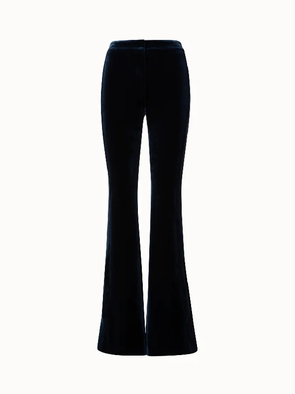 Straight - Leg Women's Vegan Leather Pants for a Chic LookVelvet Neoprene Bootcut Pants