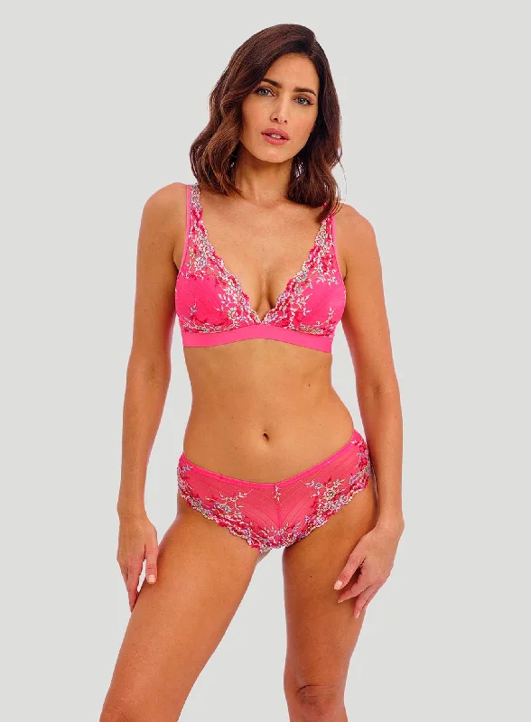 Women's Panache bras for larger bustsWacoal: Embrace Lace Soft Cup Bra Hot Pink Multi