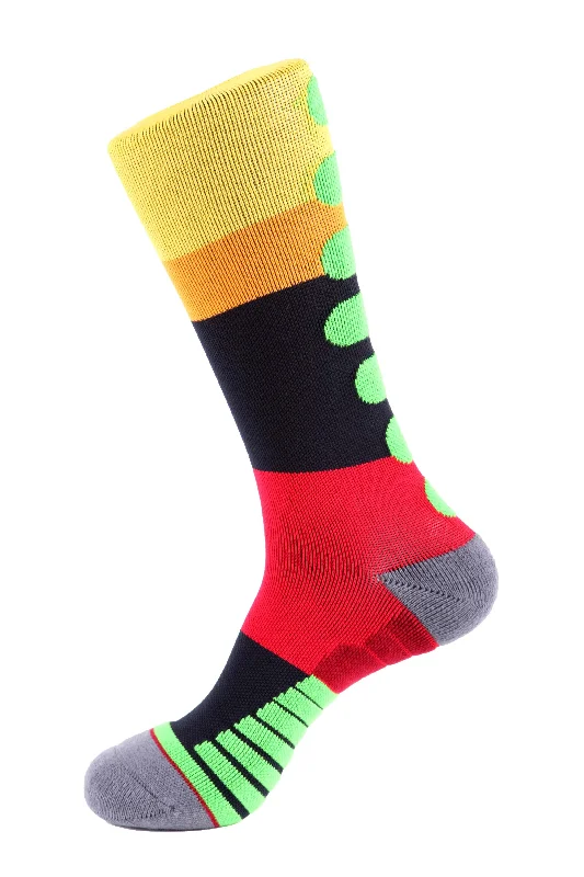 Mile Stripe Athletic Socks