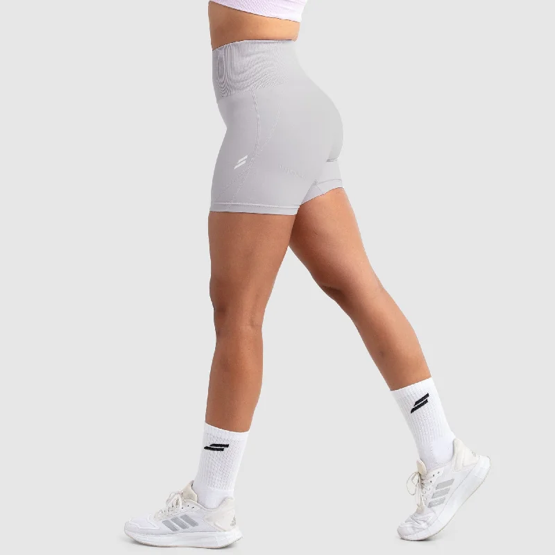 Leather Look Women Shorts for an Edgy and Chic StyleHyperflex 2 Shorts - Light Grey